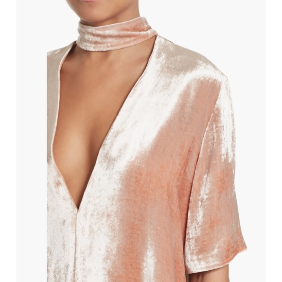 A.L.C. Blaise Pink Velvet Top - Picture 3 of 10